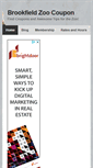 Mobile Screenshot of brookfieldzoocoupon.net
